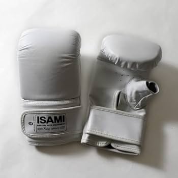 Amazon | ISAMI イサミ パンチンググローブRS RS-001 本革 (白
